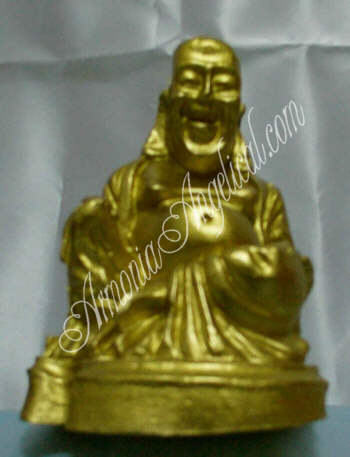 Veladora Escultura Dorada Buda