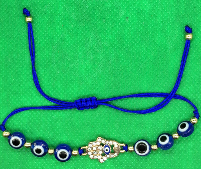 Amuleto Pulsera de Proteccion Ojo que todo Lo Ve y Mano de Fatima_A