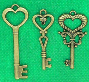 Amuleto Talisman Las 3 Llaves del Amor Llave miniatura_A