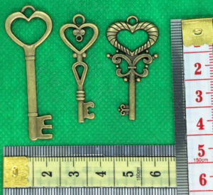 Amuleto Talisman Las 3 Llaves del Amor Llave miniatura_B