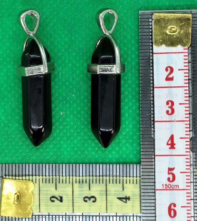 Amuleto Talisman Punta Negra 2 Colgantes Para que ambos o ambas sientan esa conexion cercania proteccion y amor_B