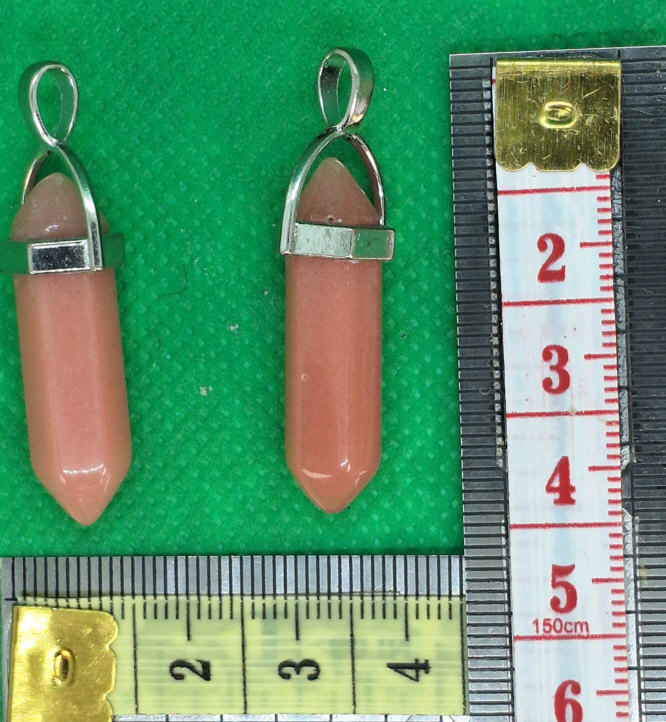Amuleto Talisman Punta Rosa 2 Colgantes Para que ambos o ambas sientan esa conexion cercania proteccion y amor_B