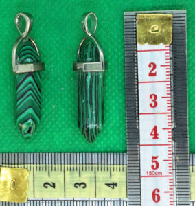 Amuleto Talisman Punta Verde con Betas 2 Colgantes Para que ambos o ambas sientan esa conexion cercania proteccion y amor_B
