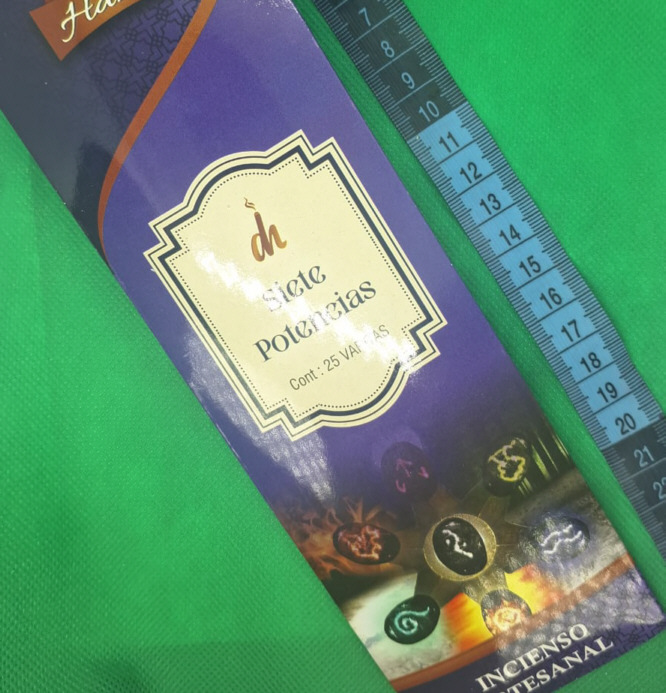 Incienso Ultra Fino Palitos Hana 7 Potencias Contra Envidias Para meditar ambientizar Alejar Malas Vibras_B