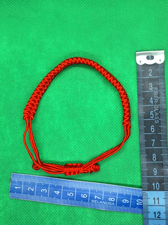 Pulsera Roja Tejido Fuerte de Proteccion Contra Envidias Brujeria Mala Vibra Repele Despojo_B