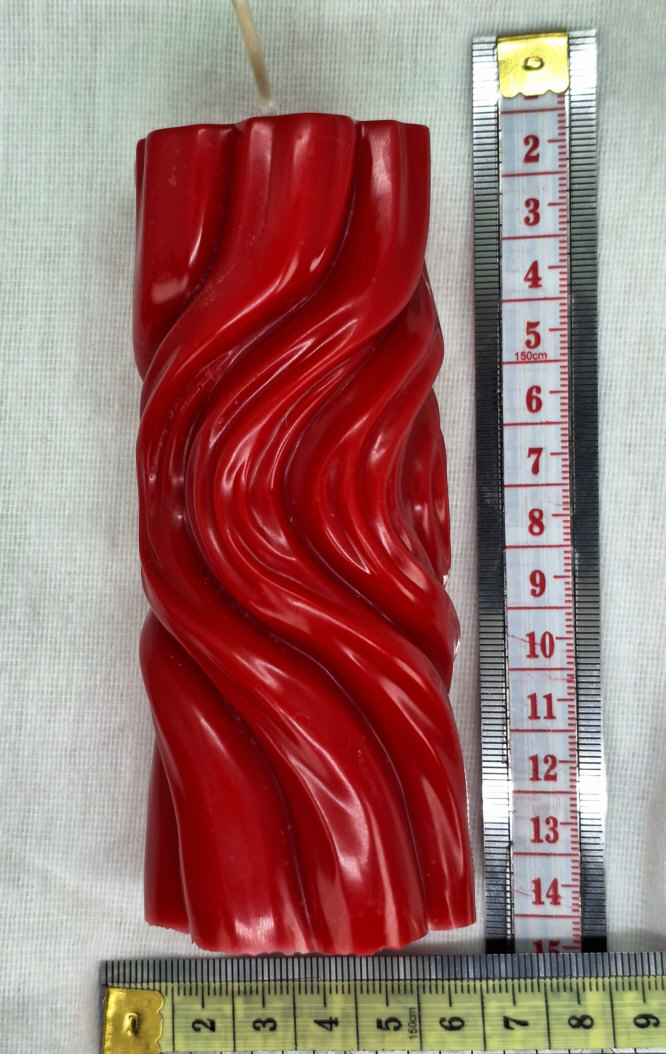 Veladora Acomoda Las Cosas Y Pon En Orden Grande Color Rojo Producto Hecho A Mano Tonos variar al ser Producto Artesanal_B