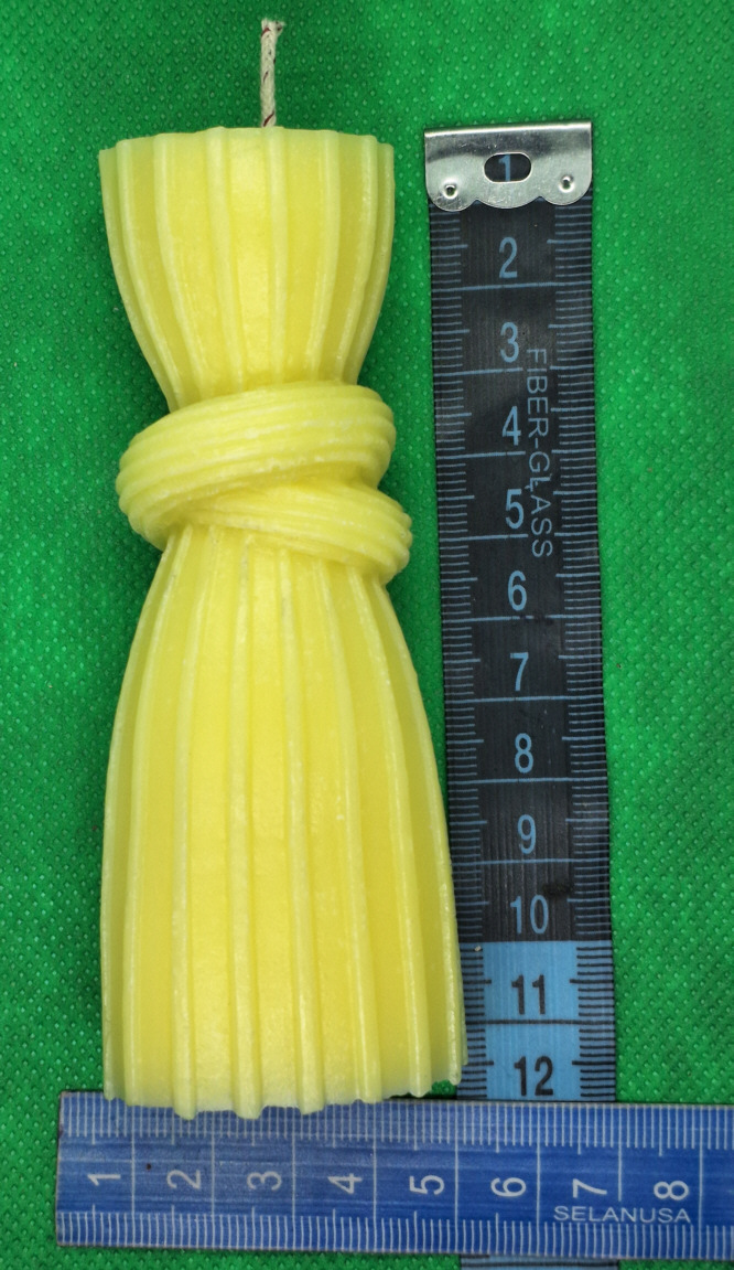 Veladora Desata Nudos Mediana Color Amarillo_B